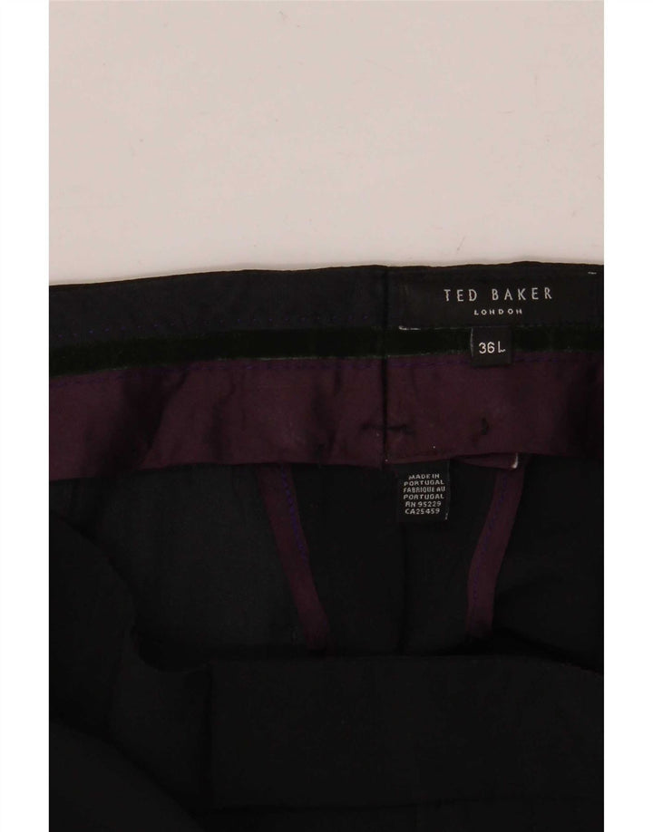 Ted Baker Pantaloni drepti pentru bărbați L36 L36 negri