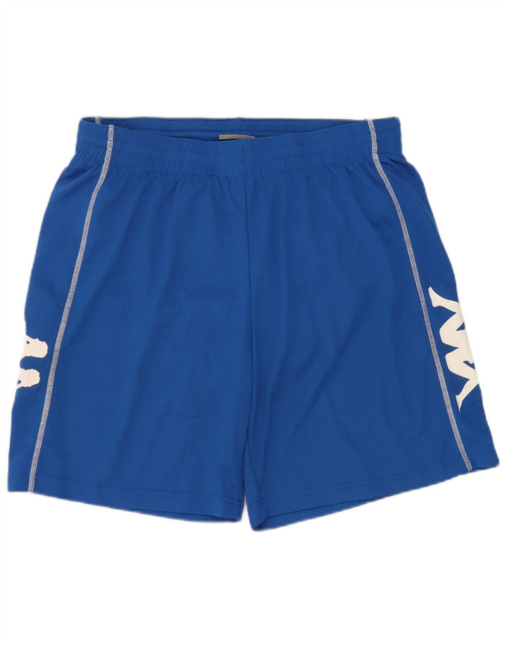 Pantaloni scurți sport grafic Kappa pentru bărbați, mari, albastru, poliester