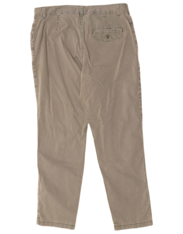 Pantaloni chino pentru femei cu talie înaltă Marks & Spencer UK 14 Large W34 L28 Khaki