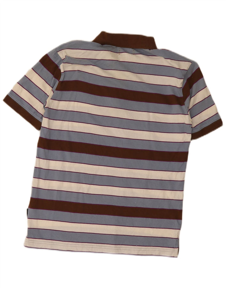 Tricou polo Sergio Tacchini pentru bărbați, bumbac cu dungi multicolore medii