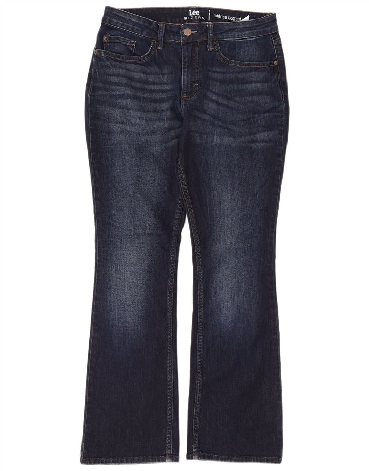 Blugi Lee pentru femei cu talie medie, cu talie medie US 8 Medium W30 L27, bumbac bleumarin