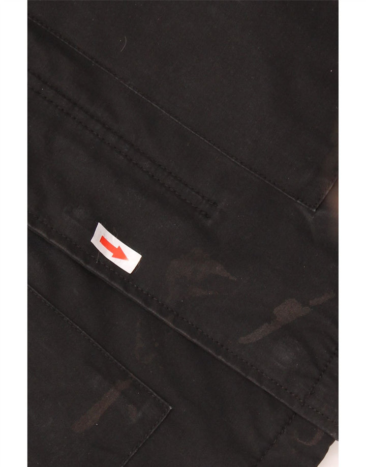 Jachetă de vânt cu glugă Levi's pentru bărbați UK 38 Poliester mediu negru
