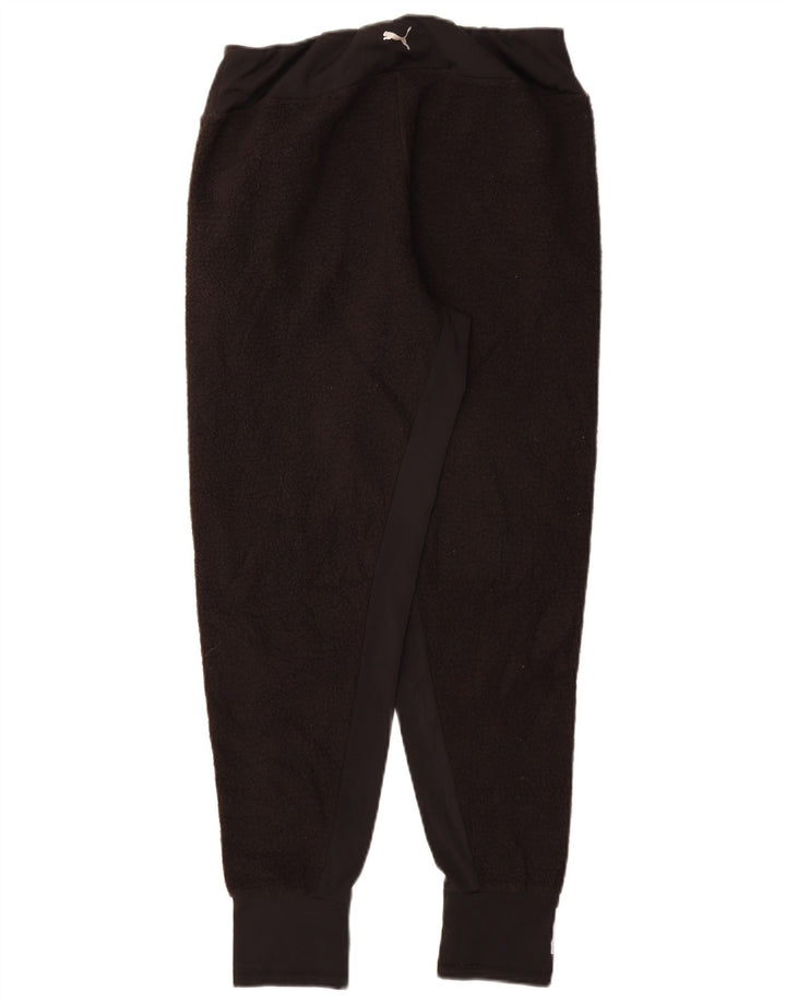 Pantaloni de trening PUMA pentru femei Fleece Pantaloni de jogging UK 12 Medium Black
