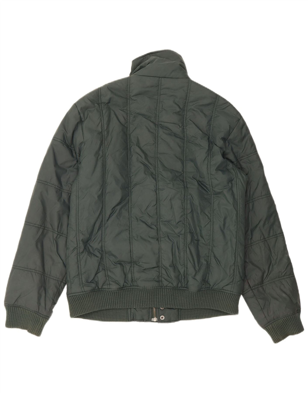 Jachetă căptușită pentru bărbați Zara UK 40 mare, verde, nailon