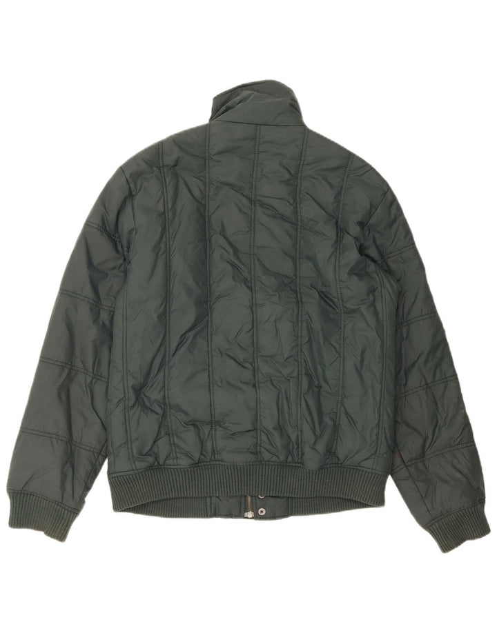 Jachetă căptușită pentru bărbați Zara UK 40 mare, verde, nailon