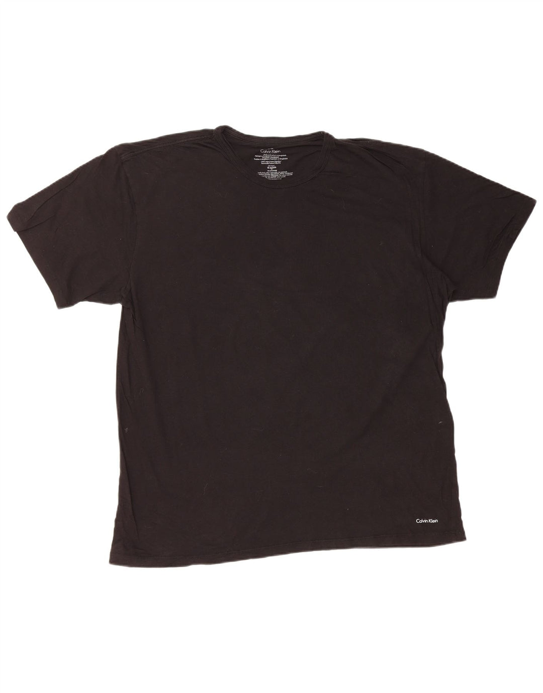 CALVIN KLEIN Tricou Bărbați Top XL Bumbac Negru