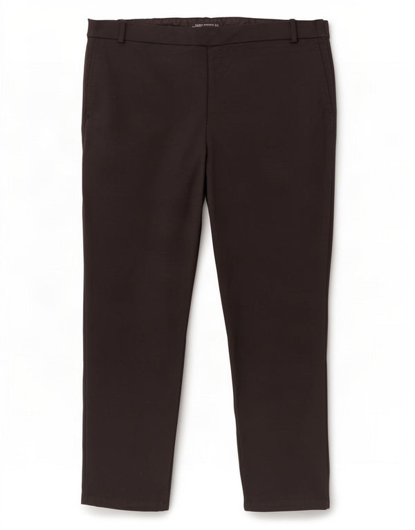 Pantaloni chino crop pentru femei Zara XL W32 L26 Negri