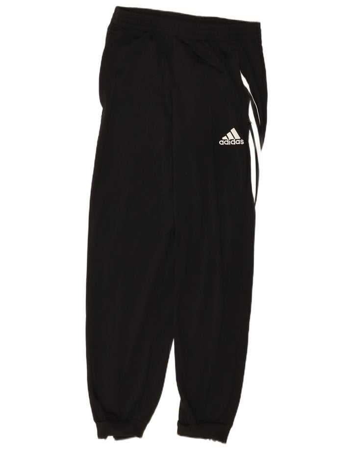 Pantaloni de trening Adidas pentru bărbați Joggeri poliester mediu negru