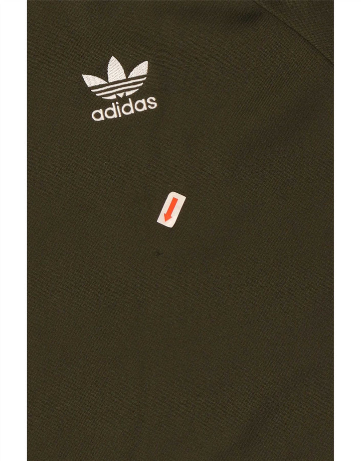 Pulover pentru bărbați Adidas Pulover mare Kaki Poliester