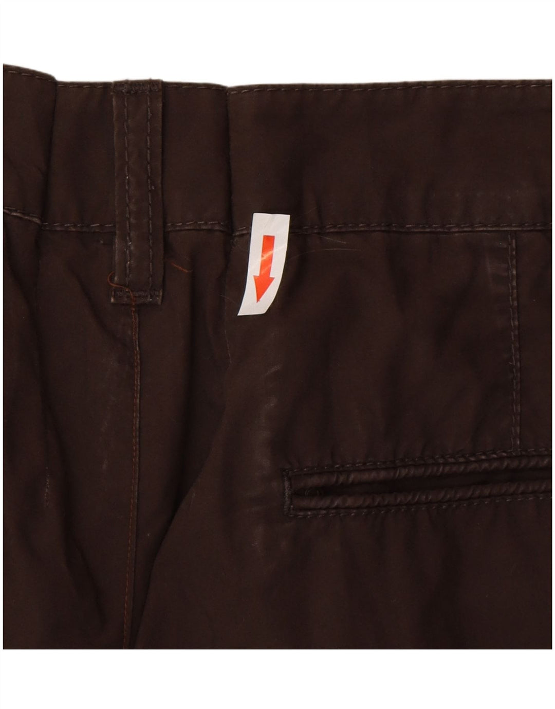 Pantaloni scurți chino pentru bărbați Calvin Klein W36, bumbac maro mare