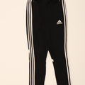 ADIDAS Boys Climacool Tracksuit Trousers 13-14 Years XL Black Polyester Vintage Adidas and Second-Hand Adidas from Messina Hembry 