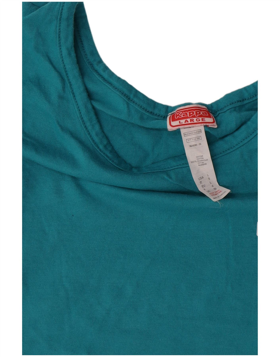 Vest Top pentru femei Kappa UK 14, mare, albastru, bumbac