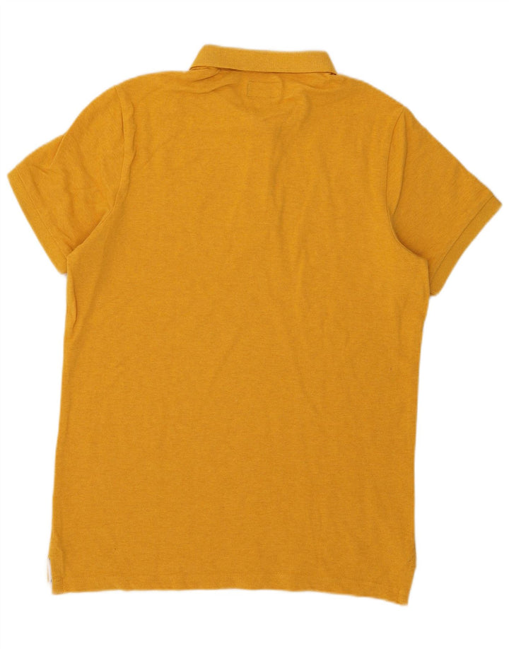 Tricou polo pentru bărbați Superdry, galben mare