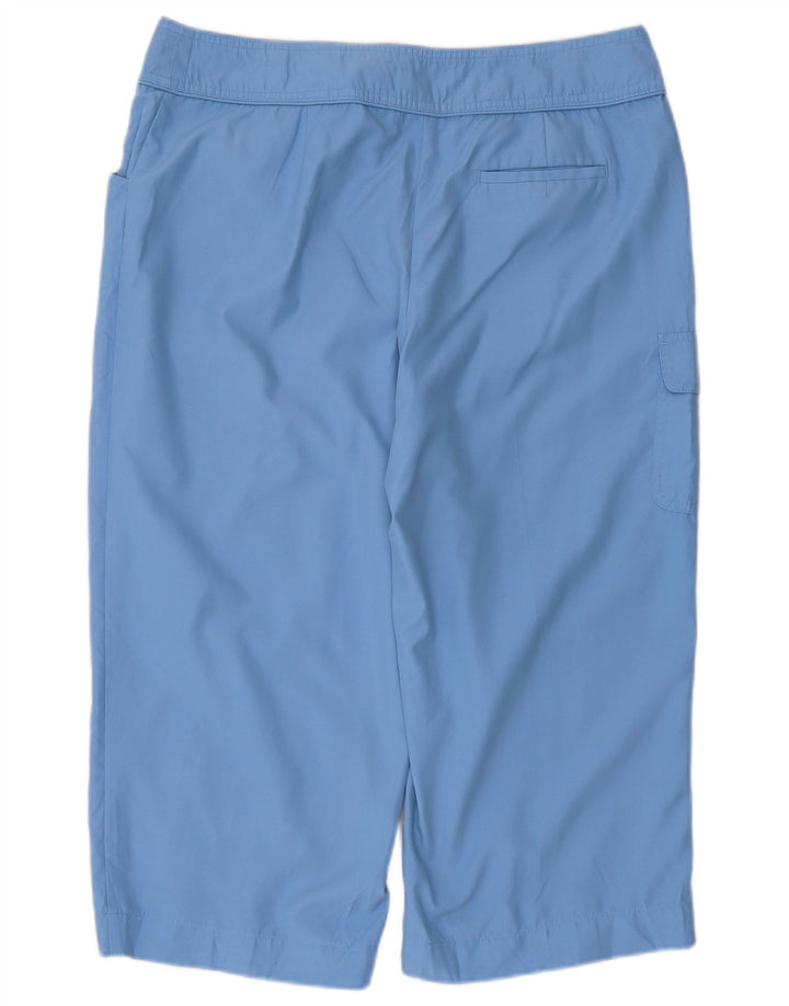 Pantaloni Capri Izod pentru femei US 12 Large W34 L21 Blue Poliester