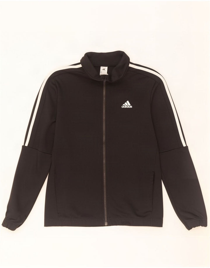 Jachetă de trening pentru bărbați Adidas UK 38/40 Poliester mediu negru