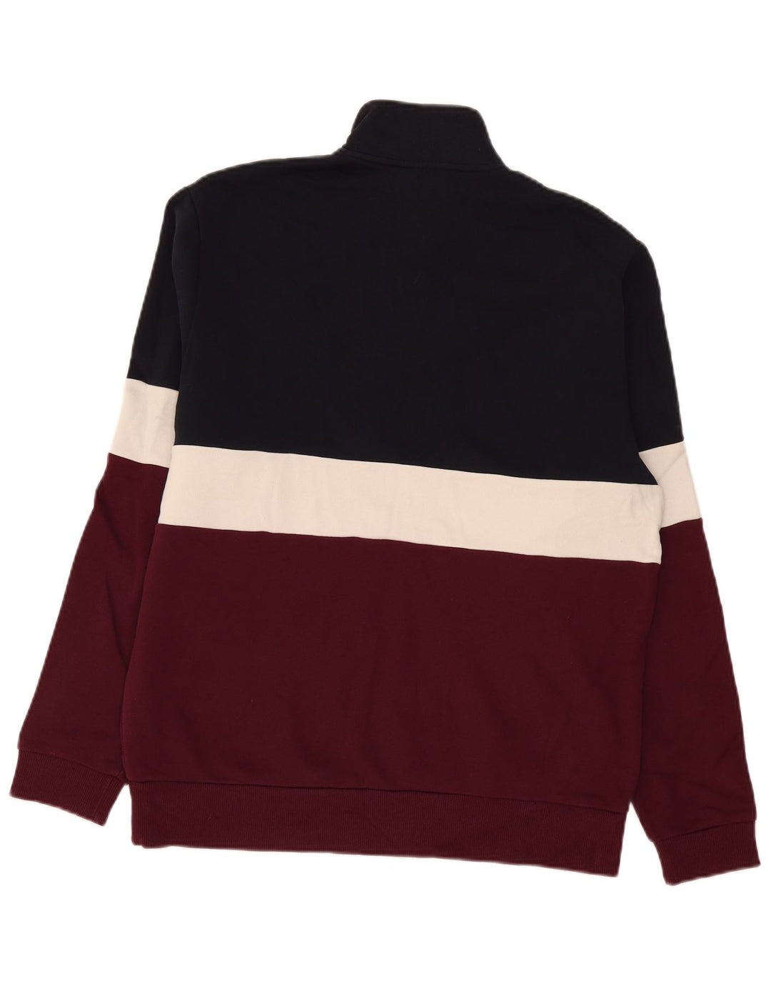 Pulover pentru bărbați Fred Perry, cu fermoar, cu gât, mediu, multicolor, color block