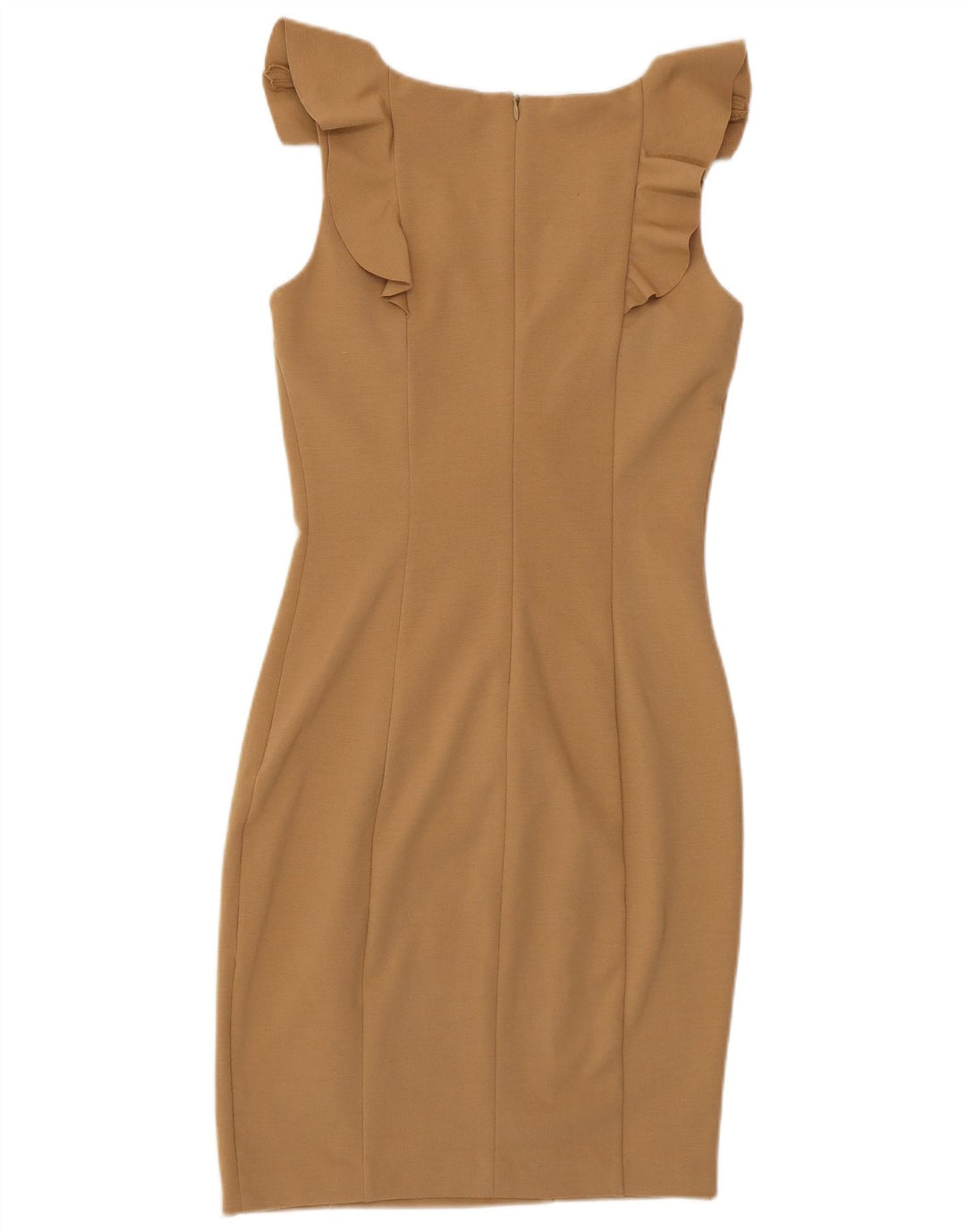 Rochie bodycon fără mâneci pentru femei Oasis UK 8 Poliester maro mic