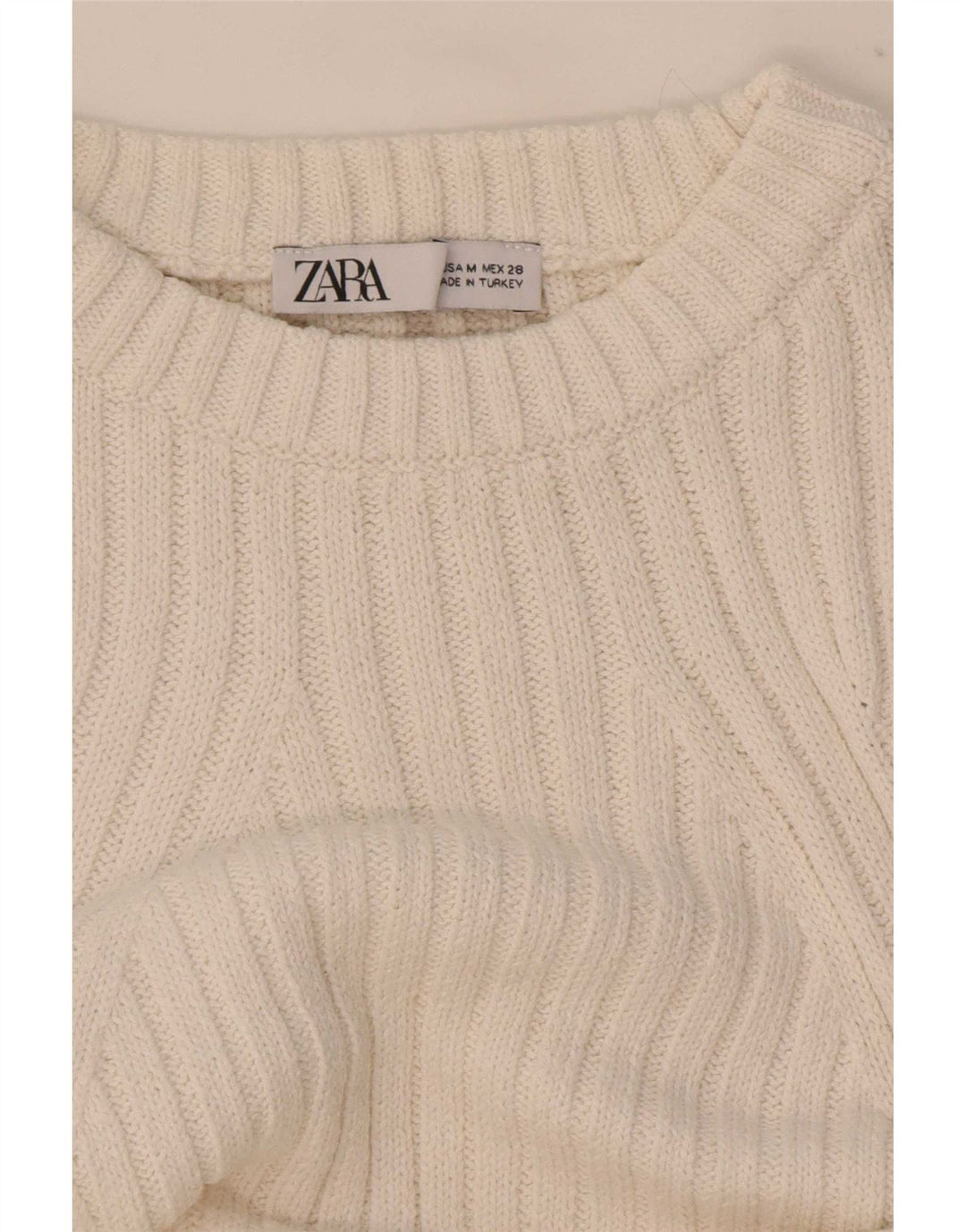 Vestă pentru femei Zara UK 14 Medium White