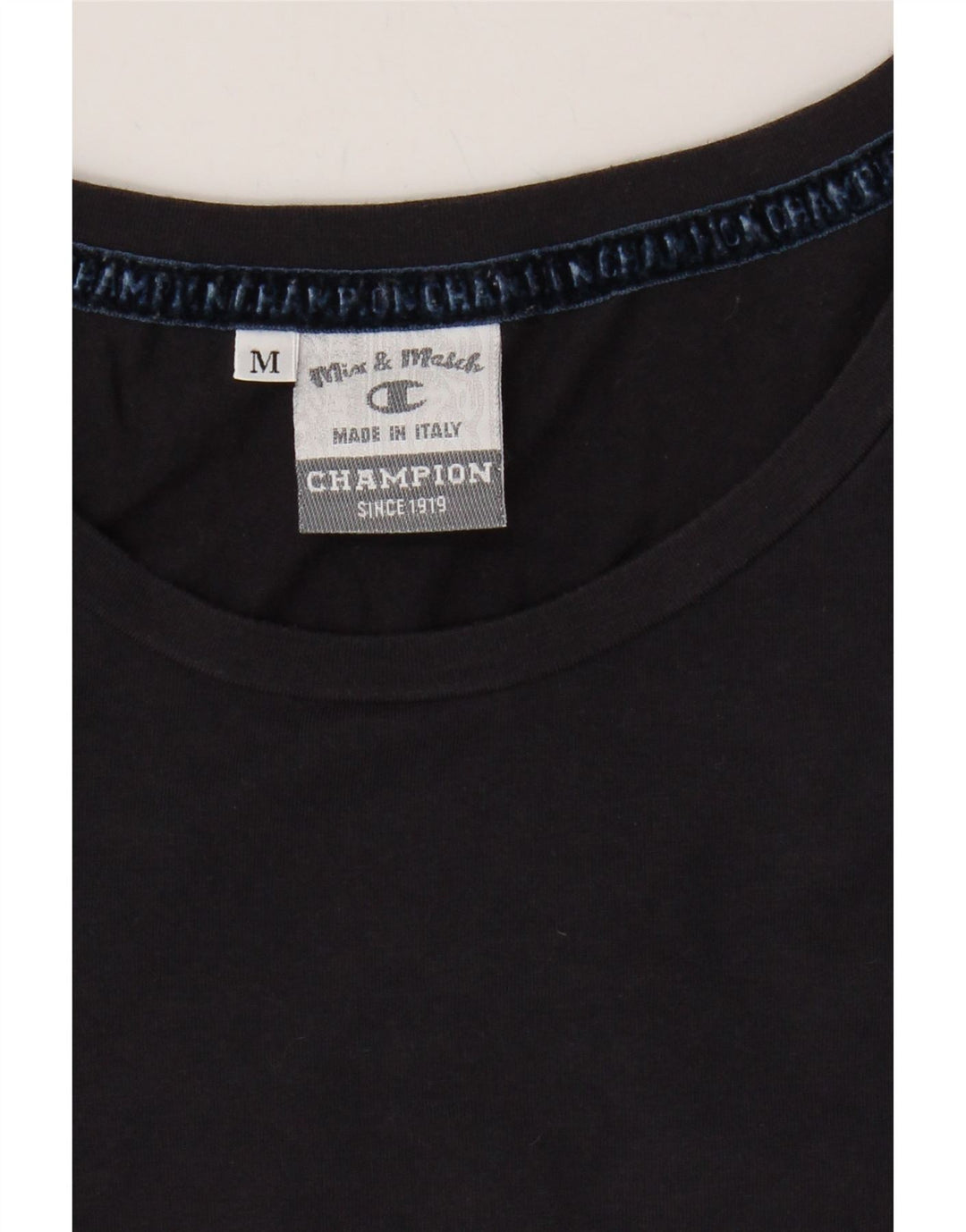 CHAMPION Womens Top 3/4 Sleeve UK 12 Medium Navy Blue Vintage Champion and Second-Hand Champion from Messina Hembry 
