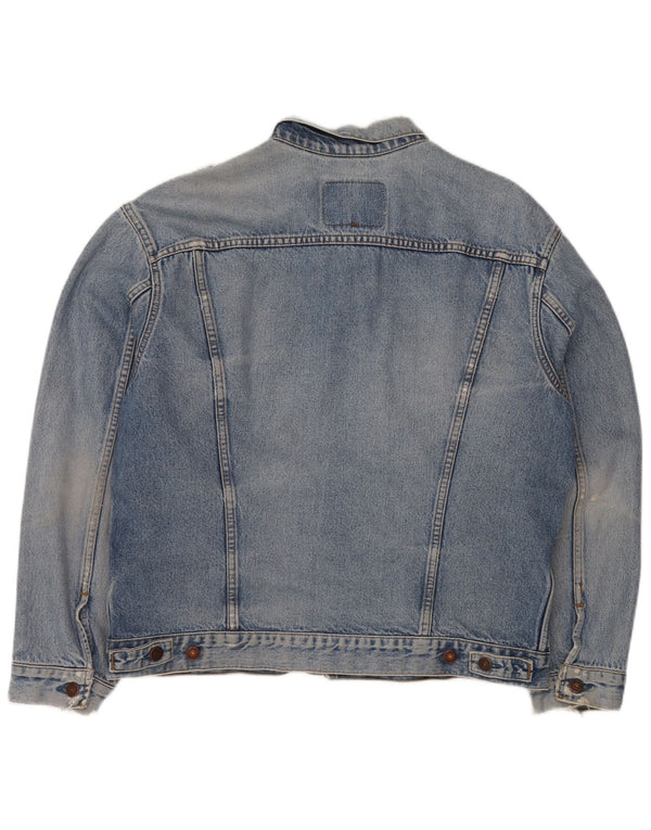 Jachetă de blugi pentru bărbați LEVI'S UK 42 XL Bumbac albastru