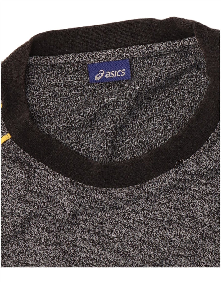Tricou grafic ASICS pentru bărbați Top Medium Gri Colorblock