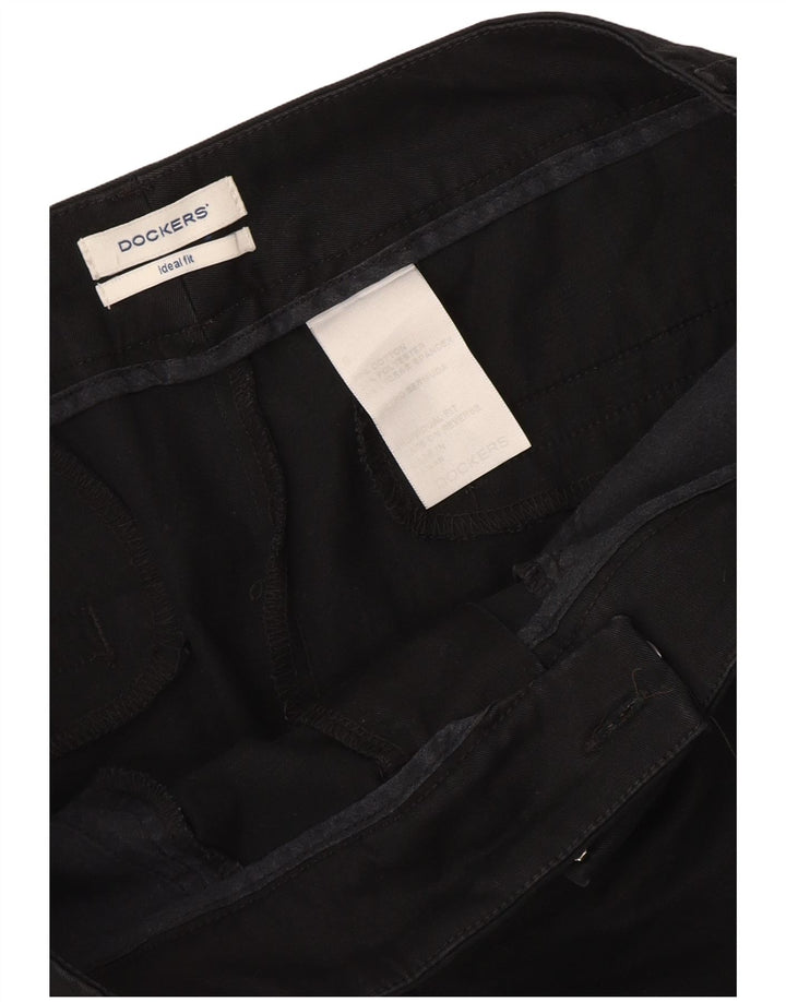 Pantaloni scurți casual pentru bărbați Dockers Ideal Fit W32, bumbac mediu negru