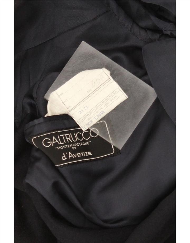 Jachetă Blazer pentru bărbați Galtrucco IT 40 Lână neagră mare