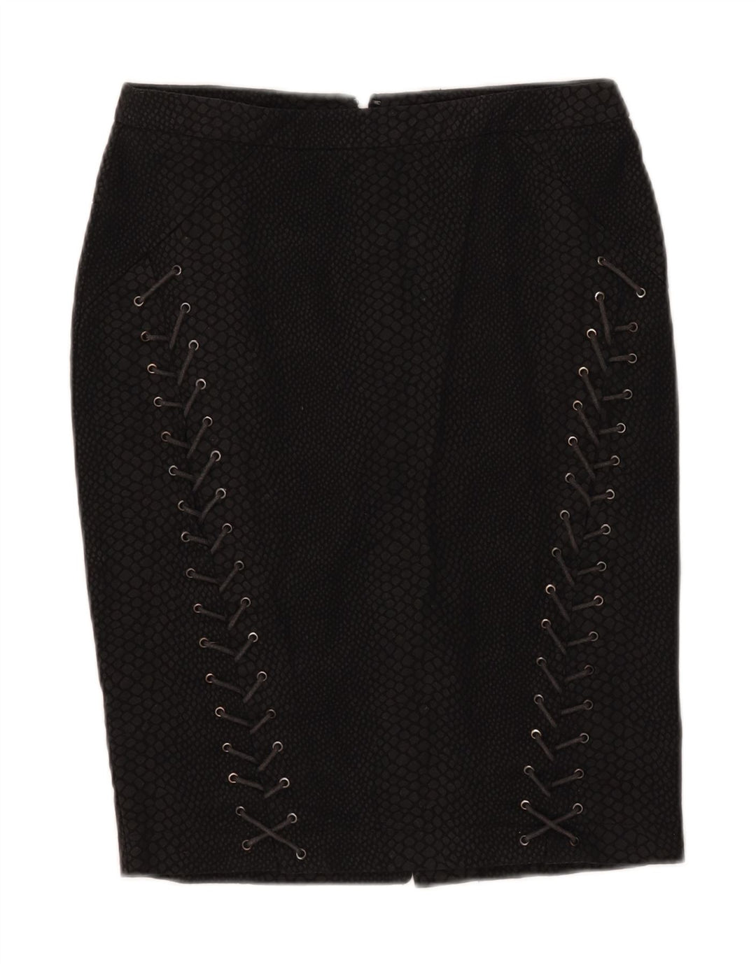 Fusta Creion Femei Zara Mică W28 Negru Animal Print