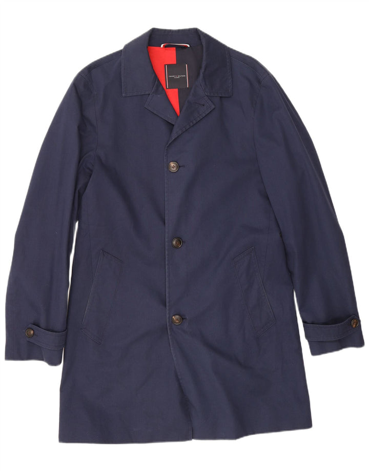 Pardesiu croit pentru bărbați Tommy Hilfiger IT 48 mediu bumbac bleumarin