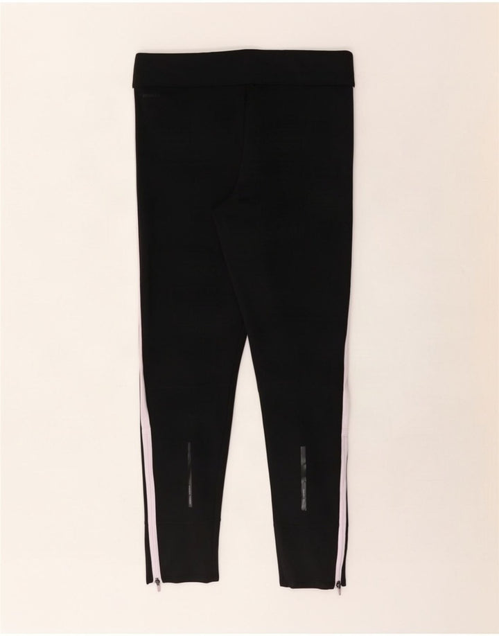 Adidas Climacool Crop Leggings pentru femei UK 12/14 Medium Black Colorblock