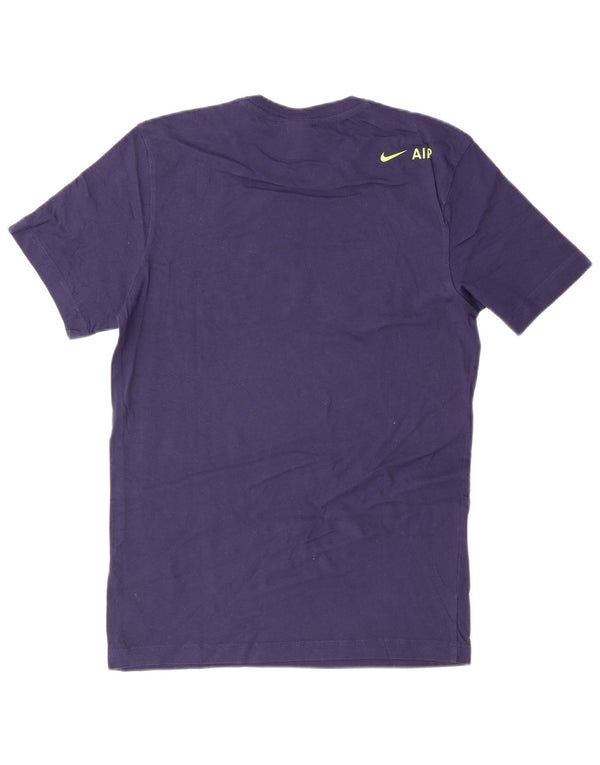 Tricou grafic Nike pentru bărbați Top mic din bumbac bleumarin