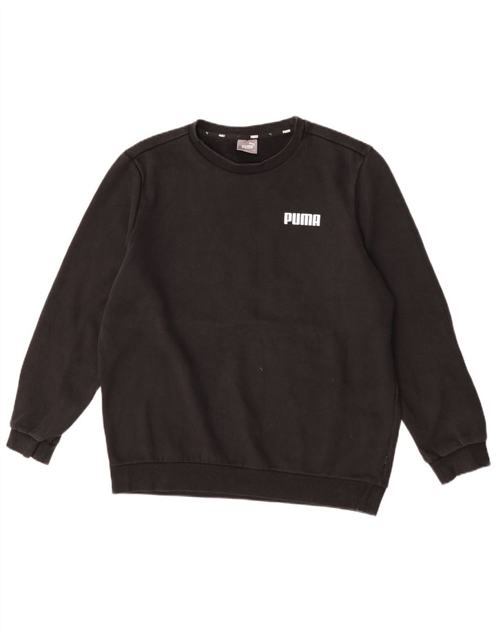 Hanorac pentru bărbați Puma Jumper mare, negru, bumbac
