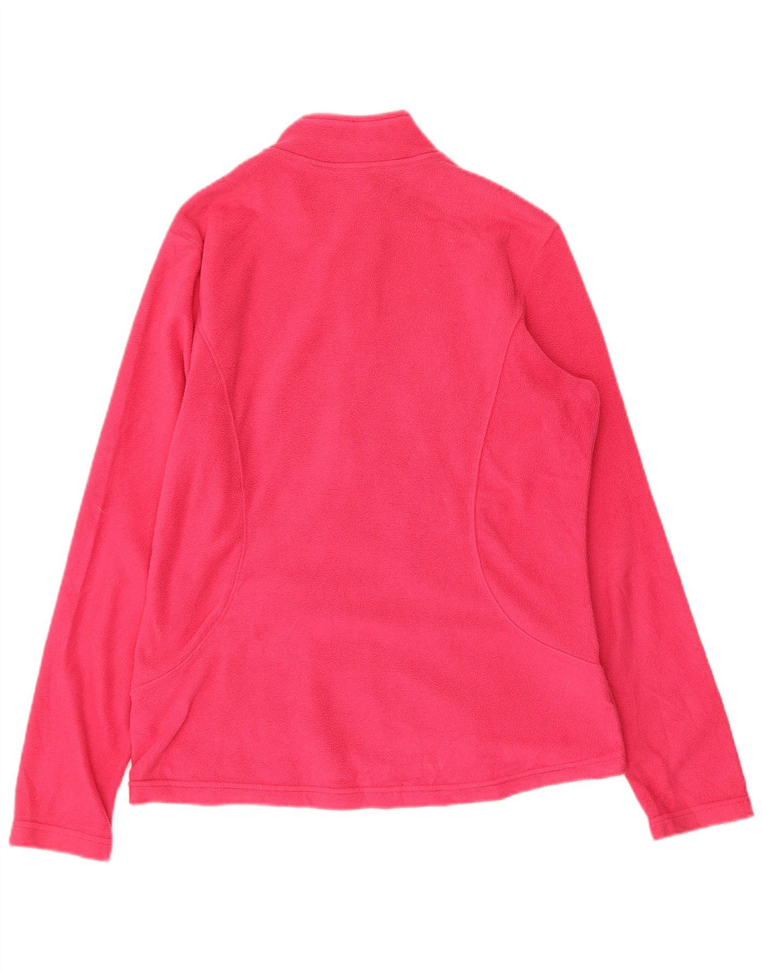 MARKS & SPENCER Womens Fleece Jacket UK 14 Medium Pink