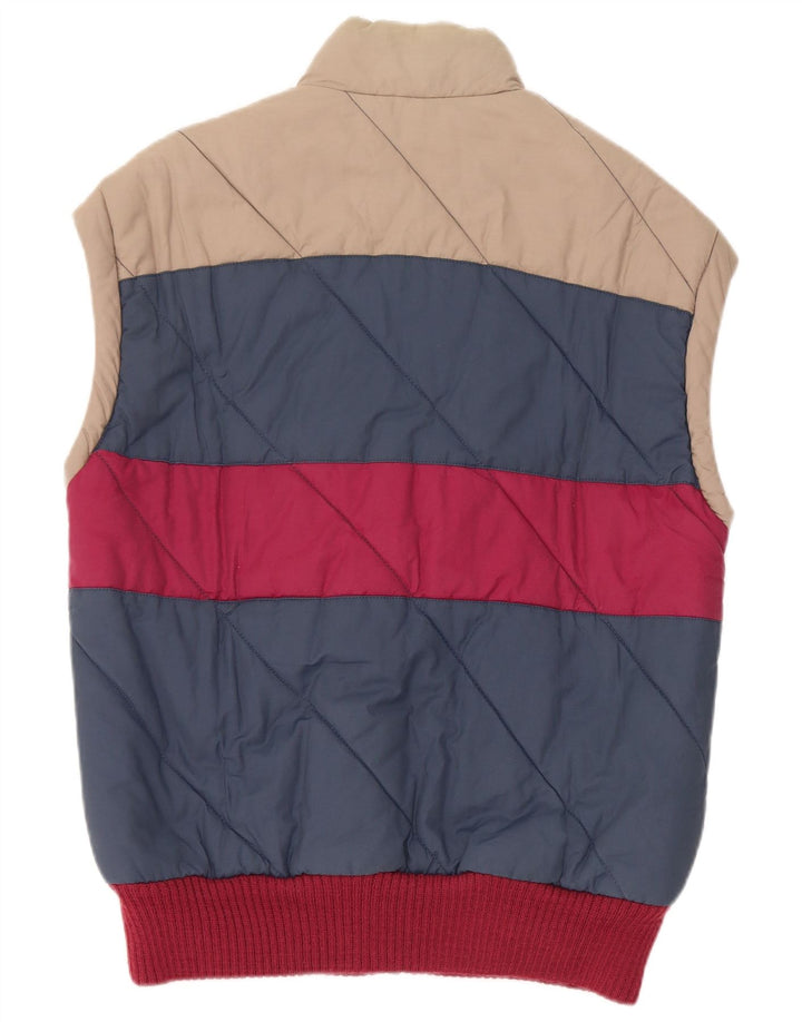 Gilet căptușit pentru bărbați Ellesse IT 48, bumbac color-bloc albastru mediu
