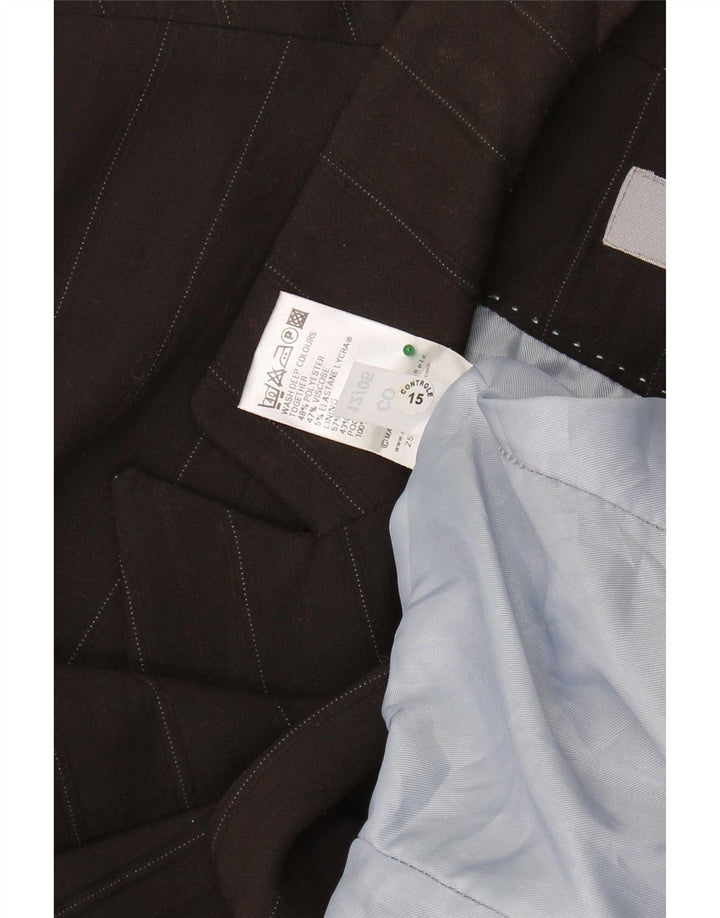 Palton pentru femei Marks & Spencer UK 20 2XL Maro Poliester cu dungi