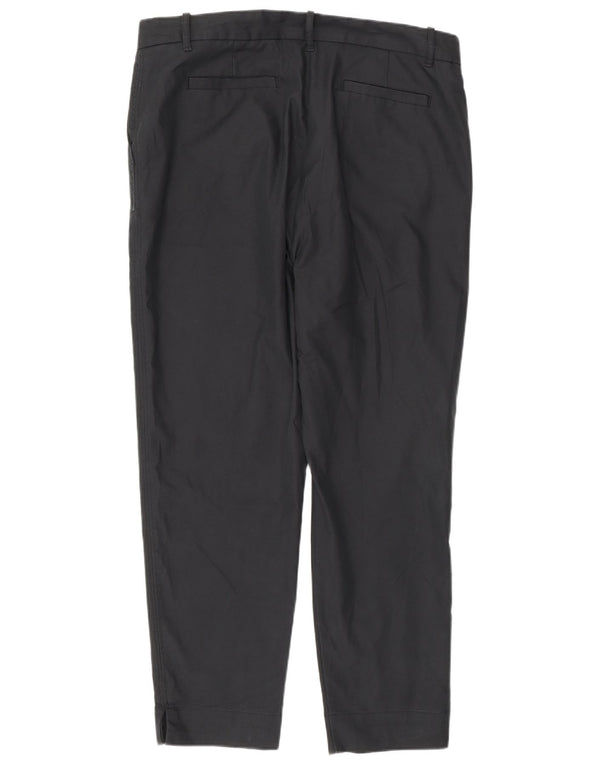 Pantaloni chino drepti pentru femei Marks & Spencer UK 16 Large W36 L28 Black