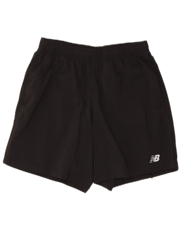 New Balance Mens Sport Shorts Medium Black Polyester