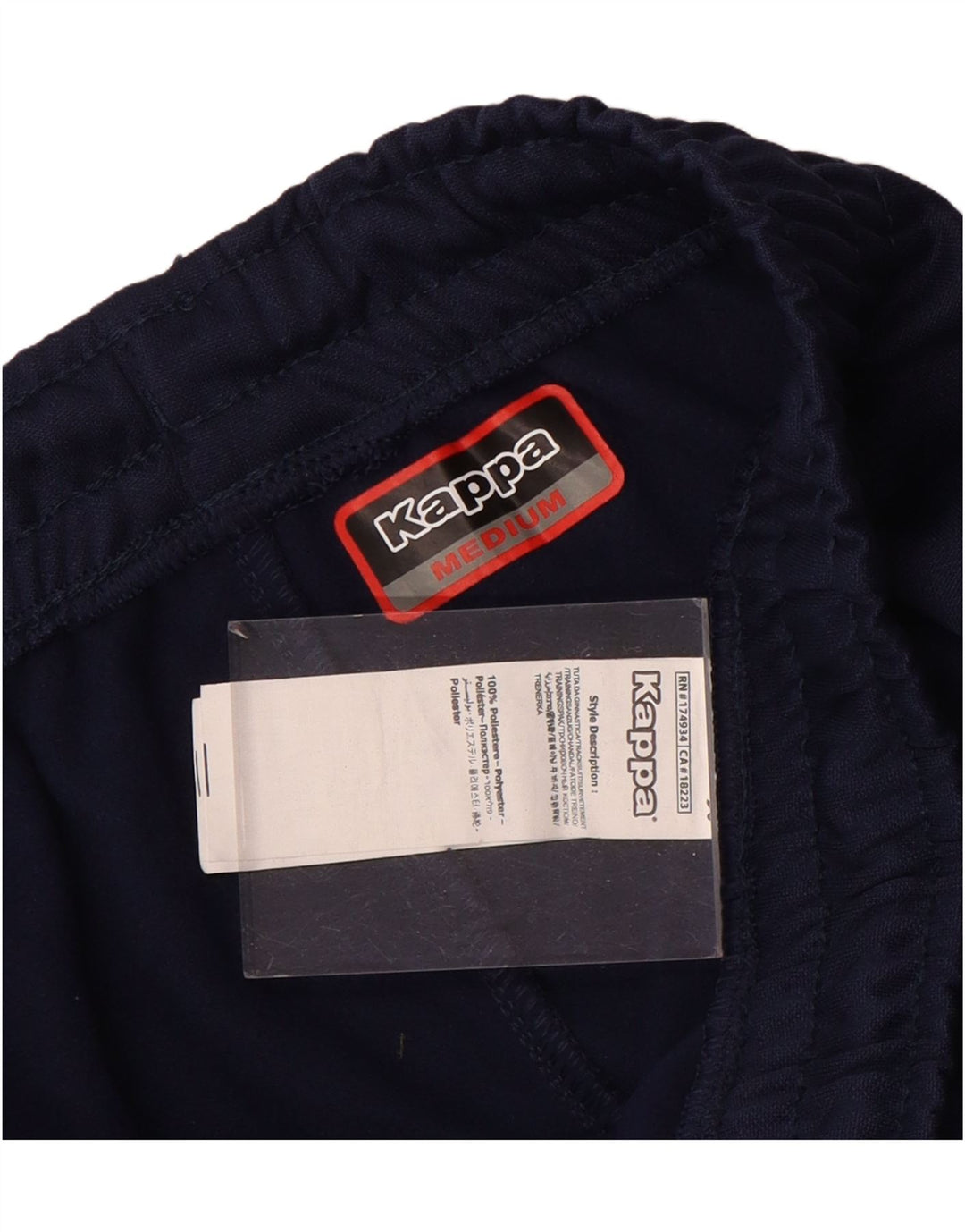Bermude sport Kappa pentru femei UK 14 Medium Bleumarin Poliester