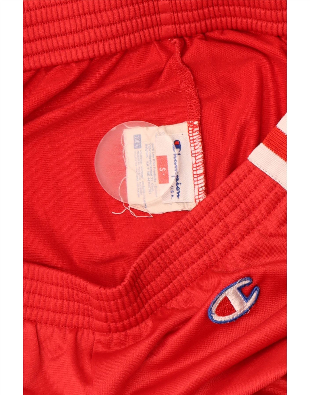 Pantaloni de trening pentru bărbați Champion, poliester roșu mic