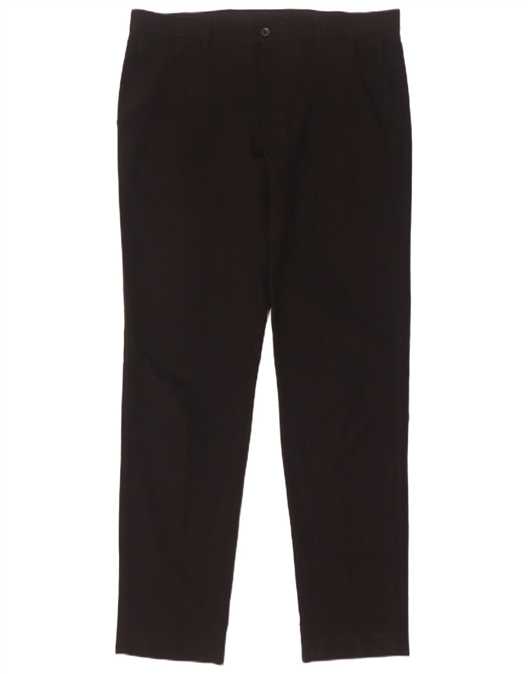 Pantaloni chino subțiri pentru bărbați Marks & Spencer L34 L33 Poliester negru