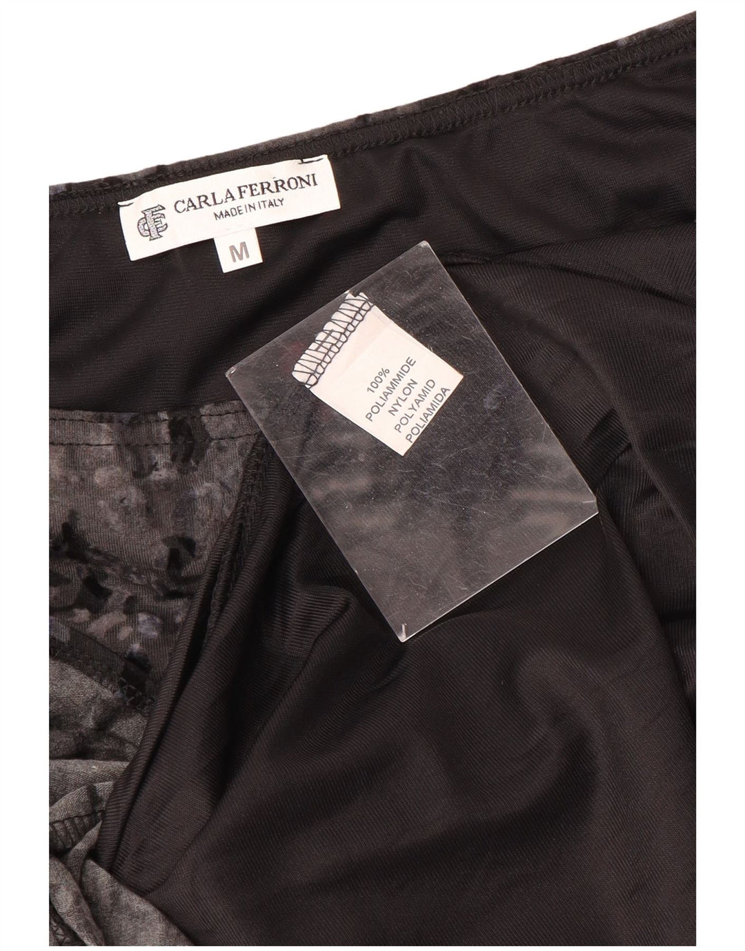 CARLA FERRONI Fusta Trompeta Femei Medium W30 Gri Animal Print Poliamida