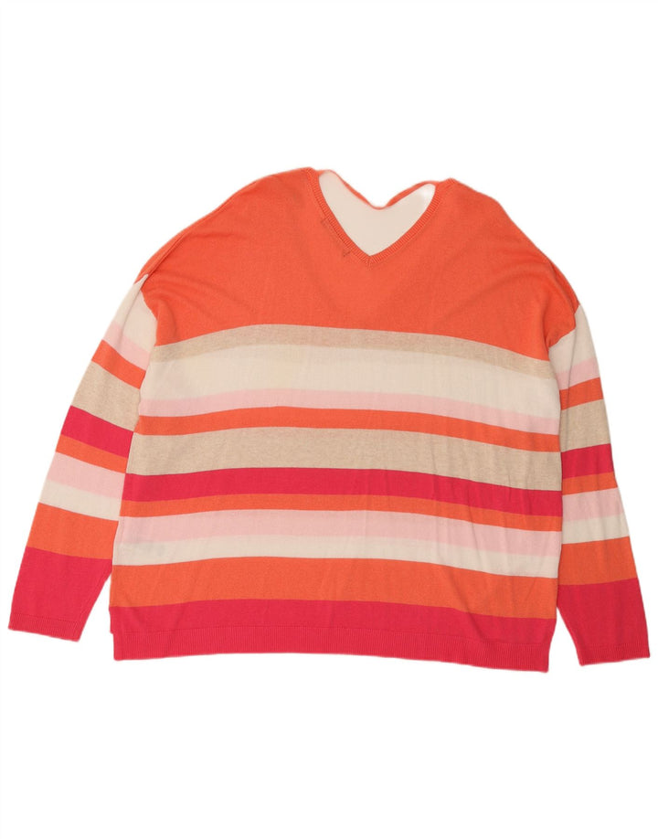 Pulover cu decolteu în V pentru femei Marks & Spencer UK 24 4XL Multicolor