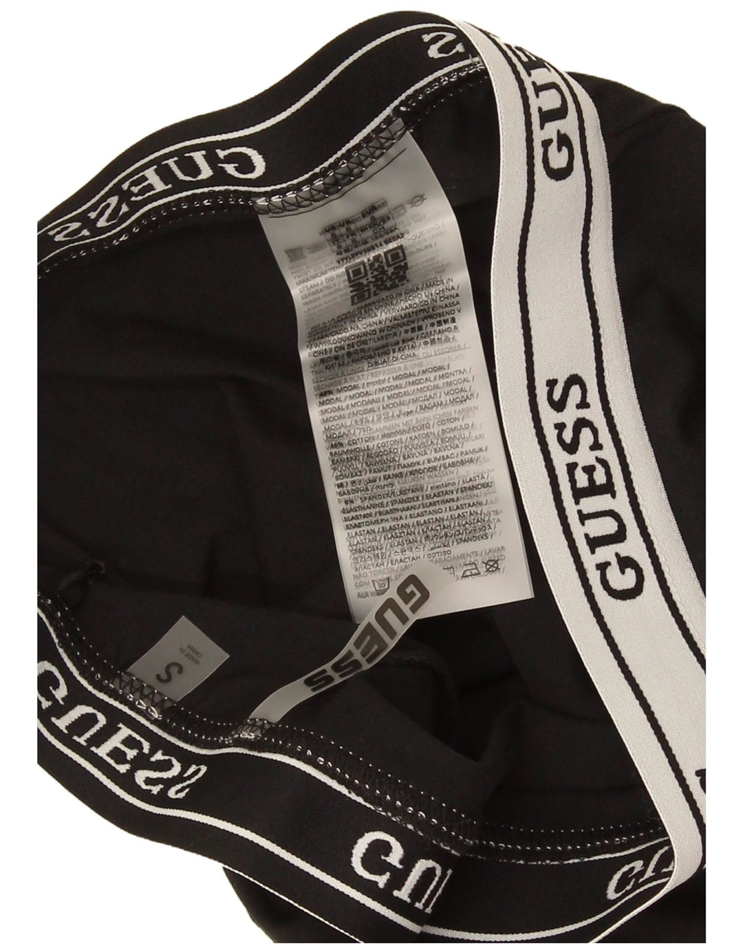 Leggings Capri Guess pentru femei UK 10 Small Black Modal
