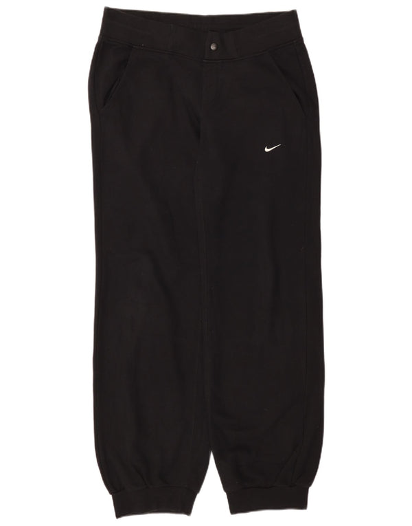 Pantaloni de trening Nike pentru femei Joggeri UK 10 Bumbac negru mic