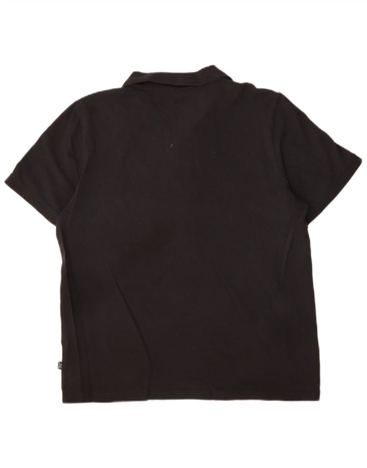Tricou polo PUMA pentru bărbați, mare, negru, bumbac