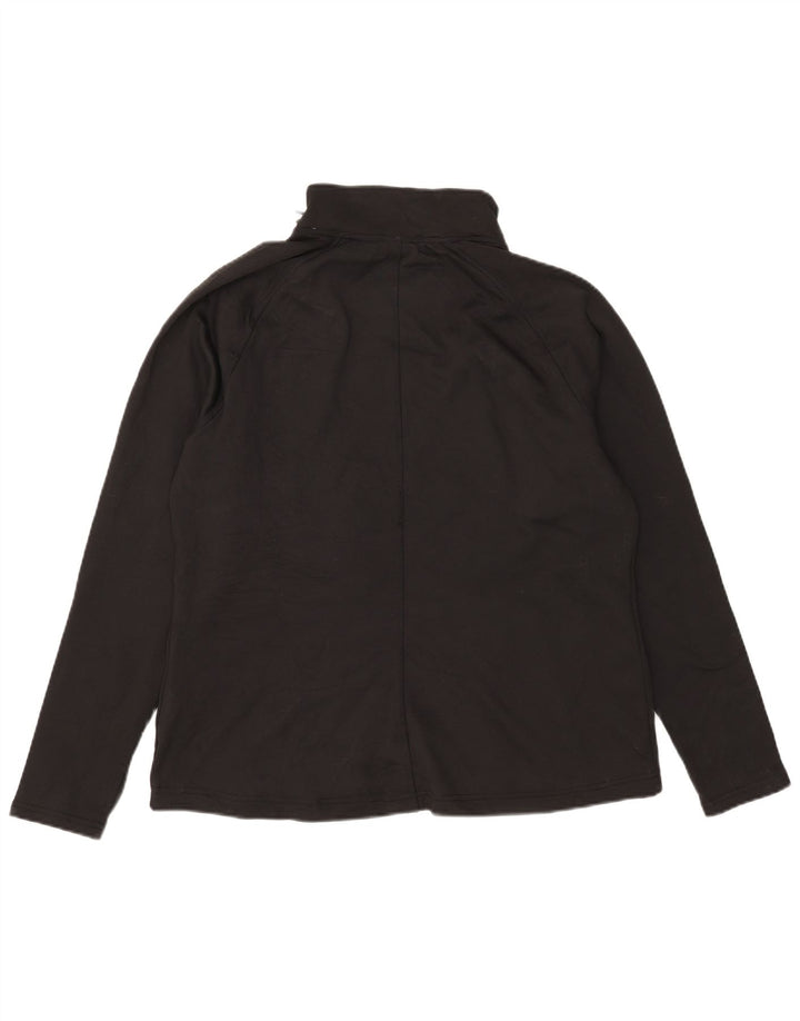 Top de trening The North Face pentru femei, cu fermoar și gât, negru, UK 18 XL