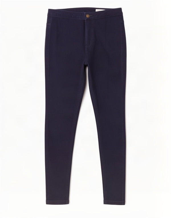 Superdry Blugi Super skinny pentru femei UK 12 Medium W28 L26 Bleumarin Bumbac