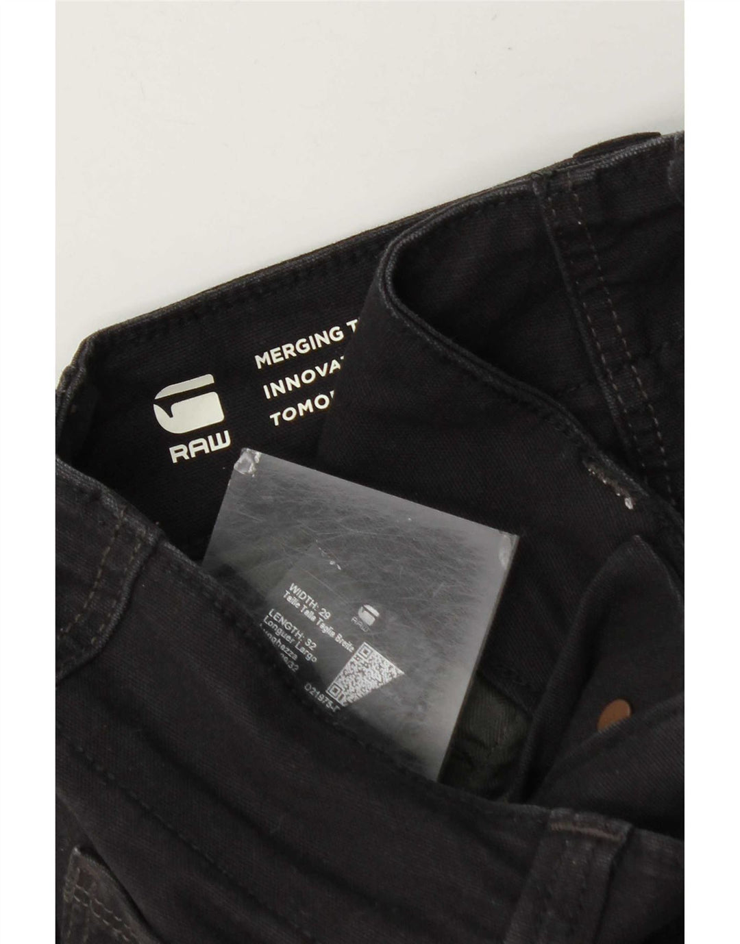 Pantaloni cargo subțiri pentru bărbați G-Star W29 L32 bumbac negru