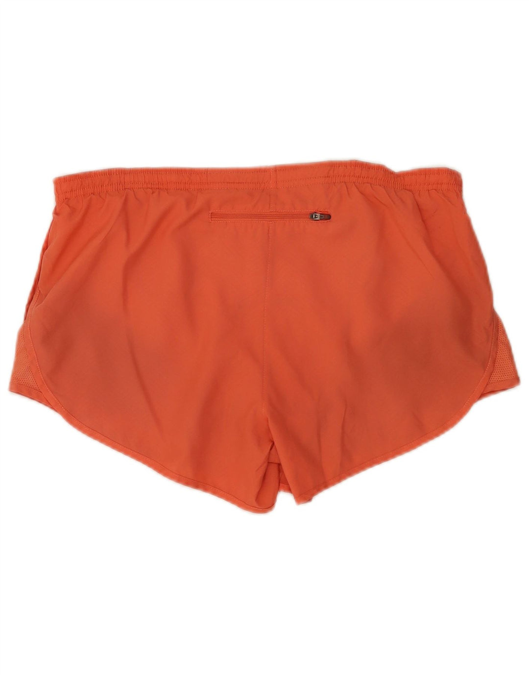 Pantaloni scurți sport Nike Dri Fit pentru femei UK 14 Poliester portocaliu mediu