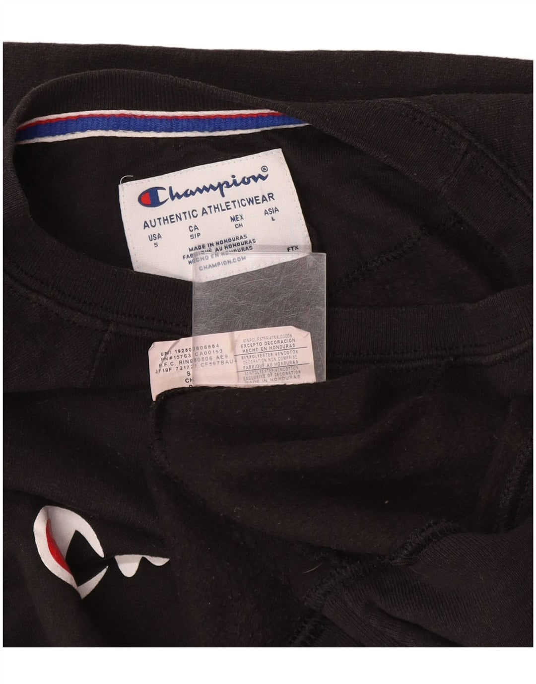 Pulover cu grafic pentru bărbați Champion Pulover mic, negru, poliester